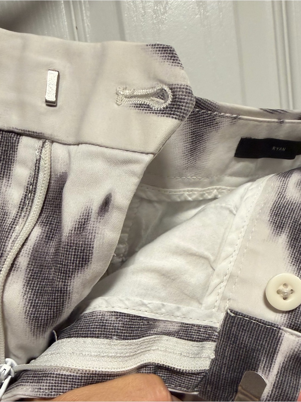 Banana republic Monochrome Print Slim Trousers - Picture 6 of 6